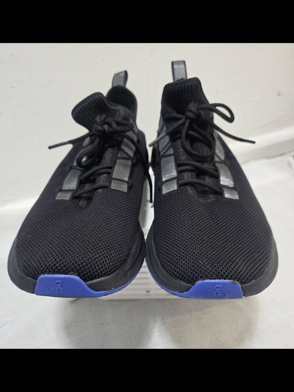 On CloudeasyBlack MeshLaceUp LowTop AthleticSneakers 3MO11730485Size US13 UK12.5 - Picture 9 of 12